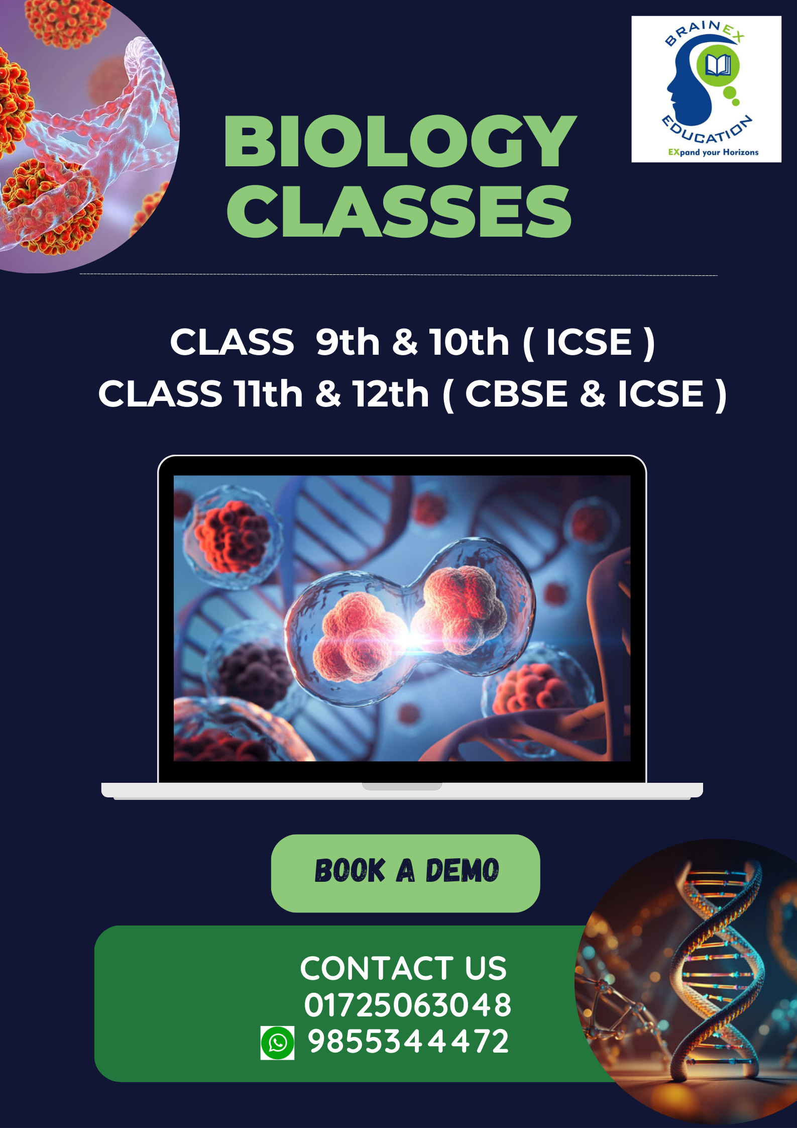 BIOLOGY CLASSES